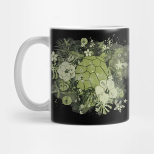 Sea Turtle Floral 4 Mug